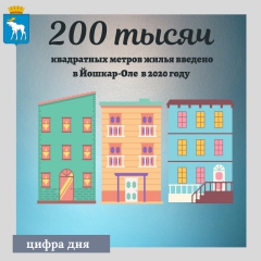 В 2020 году введено более 200 тысяч квадратных метров жилья