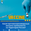 Какие противокоронавирусные вакцины применяются на территории России?